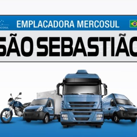 Emplacadora São Sebastião Mercosul