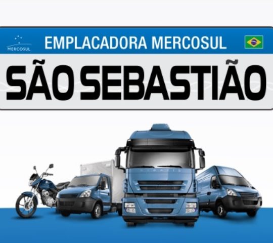 Emplacadora São Sebastião Mercosul
