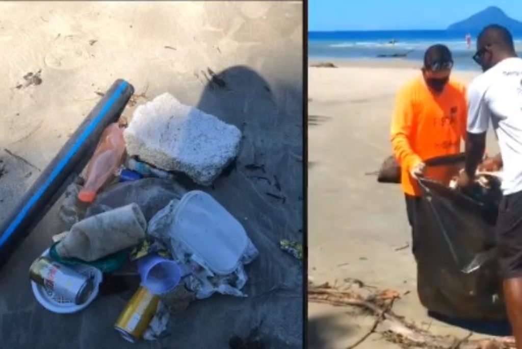 Juquehy: SAMJU mostra situação da Praia após o Carnaval e faz mutirão de limpeza; assista ao vídeo