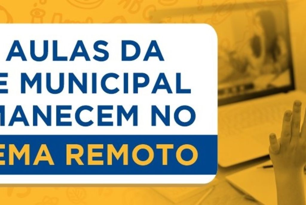 São Sebastião: Aulas permanecem no sistema remoto para alunos da rede municipal