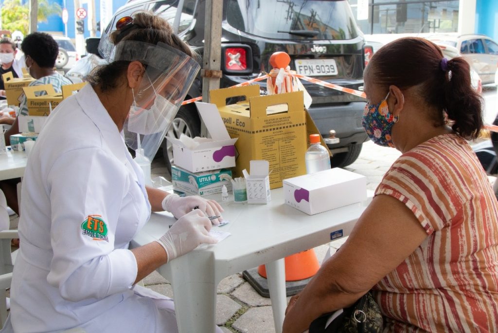 São Sebastião: Em 3 dias de testagem em massa de Covid, 1.880 pessoas fizeram o teste