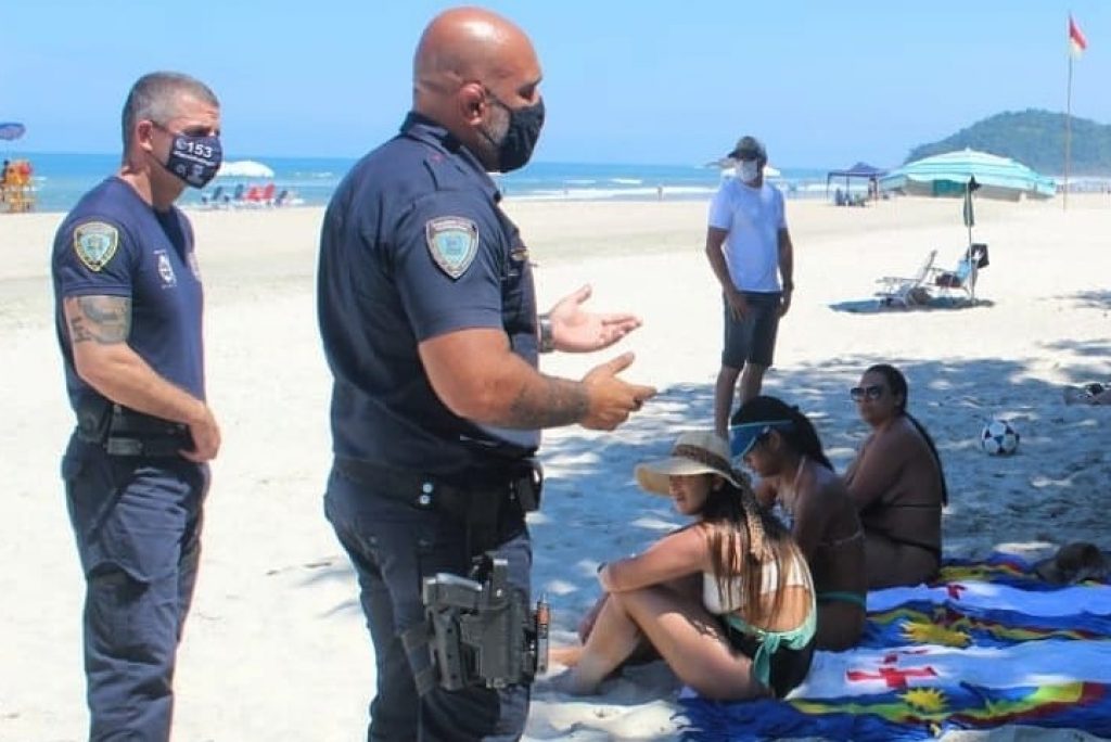 São Sebastião: GCM atendeu mais de 730 ocorrências em um mês. Foram 319 orientações sobre restrições das praias