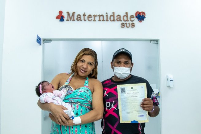 Recém-nascidos no Hospital de Clínicas de São Sebastião já saem da maternidade registrados
