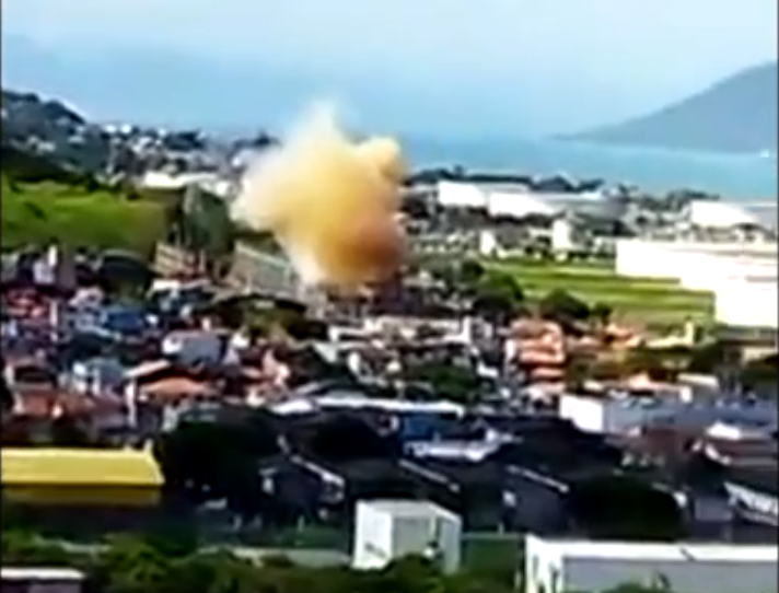 Explosão em estação deixa parte de São Sebastião e Ilhabela sem energia elétrica; vídeo