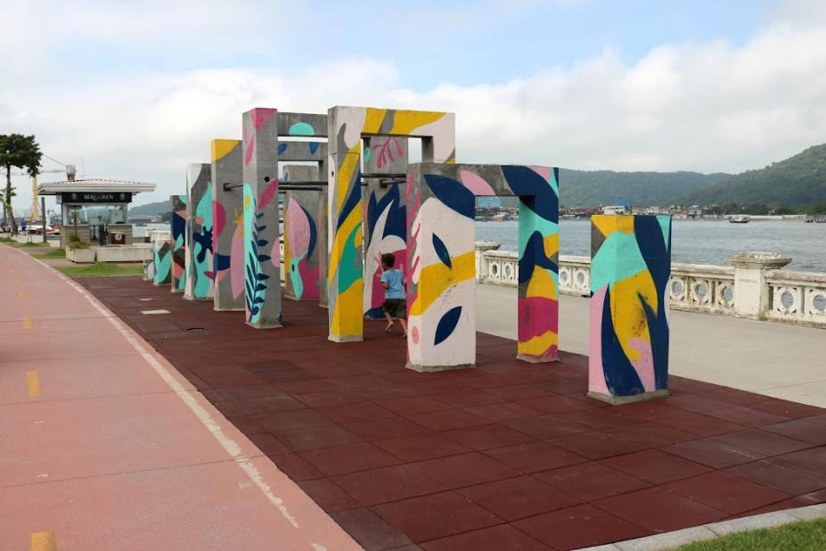 Parkour Park da Ponta da Praia, em Santos, ganha mais segurança com piso de borracha