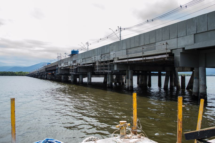 São Vicente: Obras na Ponte dos Barreiros fecham o mês de junho com 95% de serviços concluídos