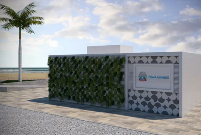 Praia Grande projeta a construção de 18 banheiros públicos na orla da praia