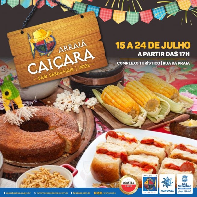 Arraiá Caiçara inicia nesta sexta-feira com extensa programação cultural celebrando a temporada de inverno em São Sebastião