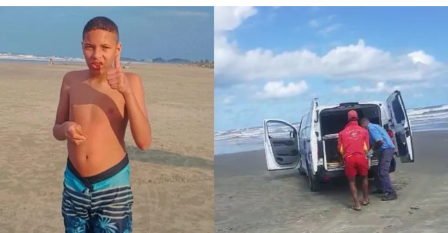 Corpo de adolescente aparece na areia dois dias após sumir no mar em Itanhaém