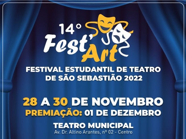 São Sebastião realiza a 14ª edição do Festival Estudantil de Teatro