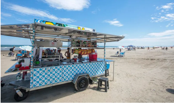 Praia Grande realiza operação para coibir irregularidades de ambulantes durante a temporada de verão
