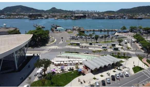Vagas de Zona Azul na Ponta da Praia, em Santos, serão fiscalizadas a partir de quinta-feira