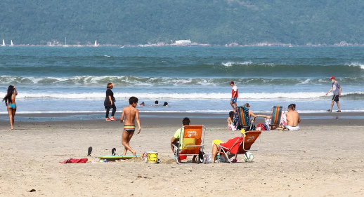 Praias de São Vicente terão restrições de horários para estudo de erosão a partir de segunda-feira