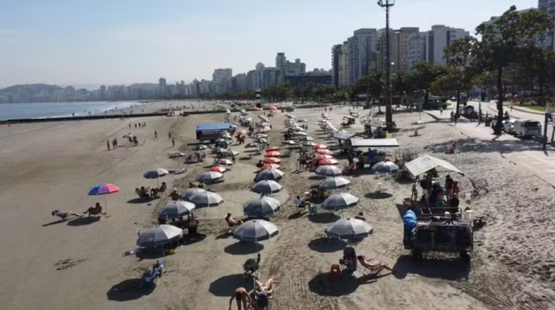 Santos registra aumento de quase 4°C na temperatura média no início de maio; entenda o motivo